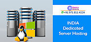 India Dedicated Server Hosting large space and bandwidth resources