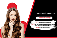Beauty Service Thanksgiving Discount Offers At The Salon