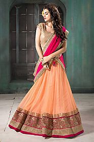 Relive Ethnic Tradition with Online Lehenga Collection