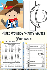 Free Printable Cowboy Party Games -