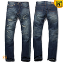 Mens Skinny Ripped Denim Jeans CW140233