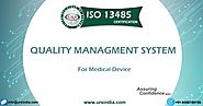 ISO 13485 Certification - QMS For Medical Devices | URS India
