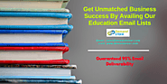 Kickstart Your Successful Marketing Campaign with Education Email Lists to Attract the Targeted audience – School Dat...