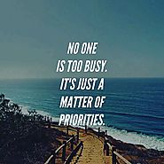 Prioritize your life!