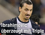 Ibrahimovic überzeugt mit Triple - sport.ORF.at