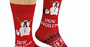 Buy Christmas Socks Online | Snow Problem - Cockney Spaniel