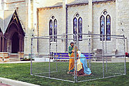 American Church Puts Jesus in Cage to Protest Immigration Policy