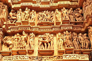 Sculptures in Khajurao Temples
