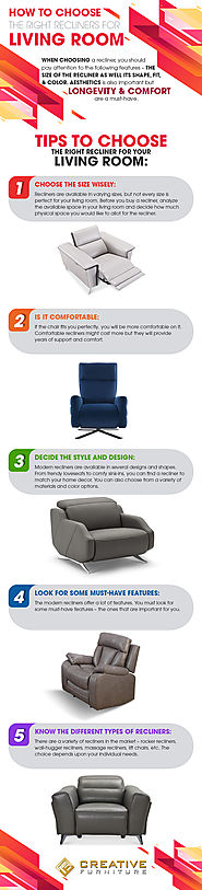 How to choose the right recliners for the living room