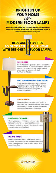 Brighten Up Your Home With Modern Floor Lamps