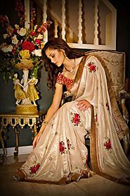 Latest Bollywood Designer Indian Wedding Bridal Party Zoya Silk Saree – Mahi Fashion