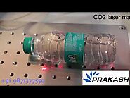 Co2 Laser Marking on pet bottles by Prakash Laser