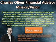 Charles Oliver Financial Advisor - Mission/Vision