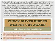 Chuck Oliver Hidden Wealth Got Award - Fake Scam & Complaints News