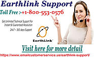 EarthLink Email Support Number +1-800-553-0576