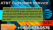 Contact us at ATT email customer service Number +1-800-553-0576