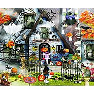Haunted House Halloween Jigsaw Puzzle - Puzzle Haven