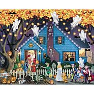 Ghostly Gathering Halloween Jigsaw Puzzle - Puzzle Haven