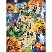 Halloween Town Jigsaw Puzzle - Puzzle Haven