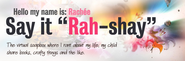 Say It, "Rah-shay" | The virtual soapbox for my words and thoughts. Oh and crafty things too.