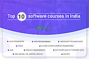 10 Trending software courses in India