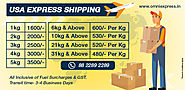 international courier cost