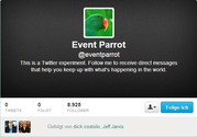 EventParrot: Twitter schickt Nachrichten direkt