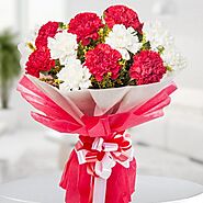 Buy Carnations Carols Midnight Gifts Delivery Online - OyeGifts