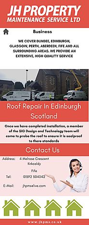 Roof Repair In Edinburgh Scotland