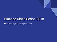 Binance clone script 2018