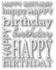 Poppystamps Happy Birthday Background 990