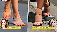 15 Hollywood Celebrities With Bad Pedicures. No - 3 will sock you