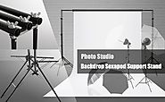 LimoStudio 10 x 8ft Photography Reinforced Backdrop Support System with Carry Case, 6 Legs Support Stand...