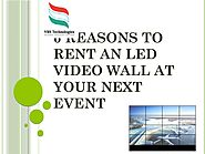 6 Reasons to Rent an LED Video Wall at your Next Event by VRSComputers - Issuu