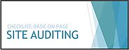 Checklist: Basic On-page Site Auditing – Anything SEO