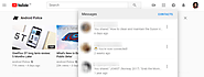 YouTube Sharing and Messaging is going live for users on the web