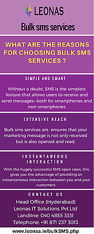 Bulk sms services | edocr