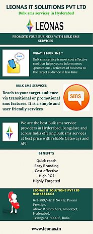 Bulk sms services in Hyderabad