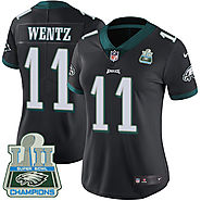 Cheap Authentic Carson Wentz Jersey Super Bowl LI 51 Nike NFL Philadelphia Eagles Limited Game Shop