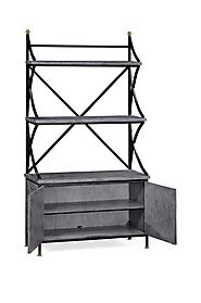 Antique Grey Baker's Coolers Wine Racks - Perfect Home Bars