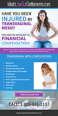 Should you hire an attorney for transvaginal mesh complication?