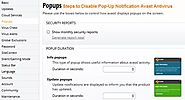 Simple Steps to Disable Pop-Up Notification Avast Antivirus