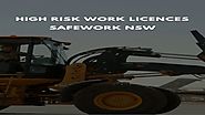 High Risk Work Licences NSW