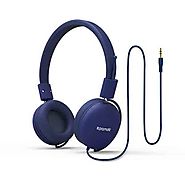 Buy Promate On Ear Headphones for Kids Portable Headset Volume Limited Adjustable Headphones, Soul-Blue | Online in D...