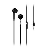Buy Promate Universal Ergonomic In-ear Stereo Earphone with In-line Remote & Mic for Music & Calls, Gearpos-iS Black ...