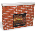 where buy cardboard fireplace