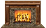 where buy cardboard fireplace