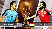 VCK World Cup 2018 Uruguay vs Ai Cập Suarez đại chiến Salah