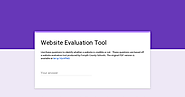 Website Evaluation Tool