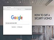 How to Get a Security Licence